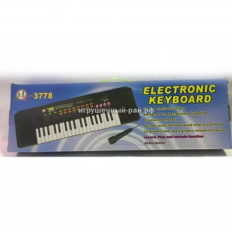 Электронный синтезатор (пианино) с микрофоном MQ-3778