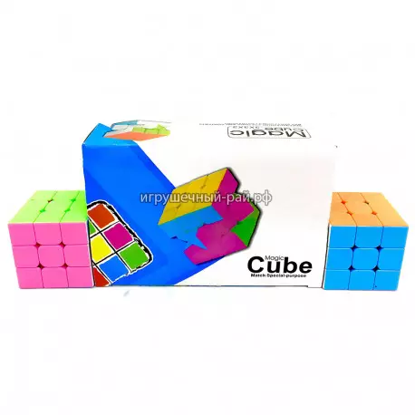 Кубик Рубика в боксе 6 шт 2188-3