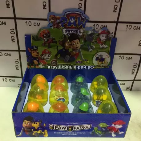 Фигурки Щенячий патруль в яйце в боксе 12 шт 867
