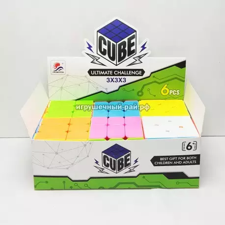 Кубик Рубика в боксе 6 шт 8807 (3)