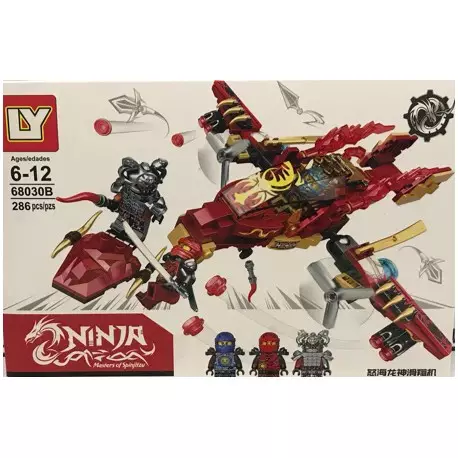 Конструктор Ниндзяго "Красный дракон" (LY, 286 дет) 68030