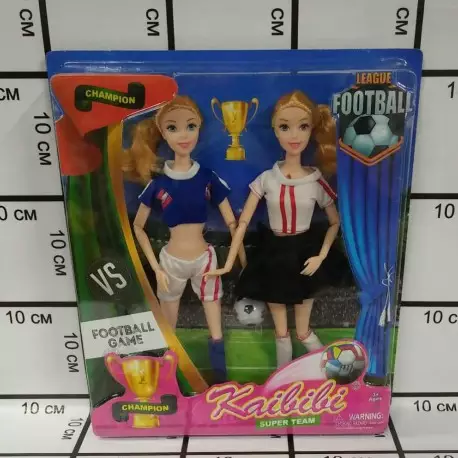 Куклы футболистки набор из 2 шт BLD161