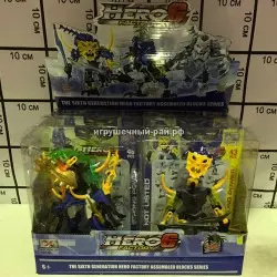 Роботы трансформеры Герой-6 в боксе 6 шт 006-31