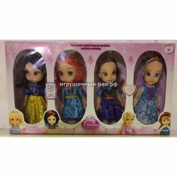 Куклы Принцессы набор из 4 шт 006AB
