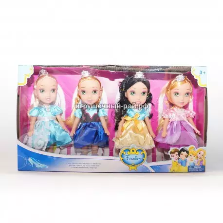 Куклы Принцессы набор из 4 шт 8090
