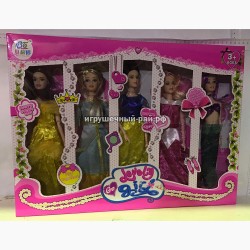 Куклы Принцессы набор из 5 шт 884