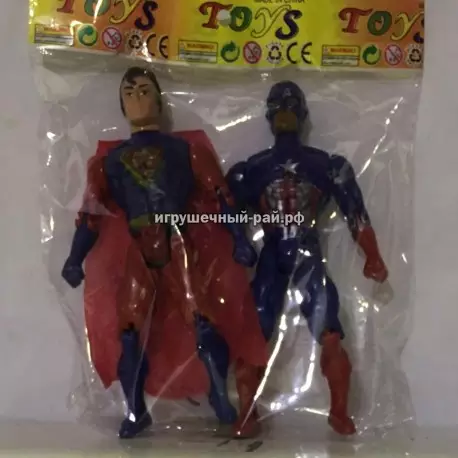 Фигурки Супер-герои набор из 2 шт в упаковке 10 шт 8022A