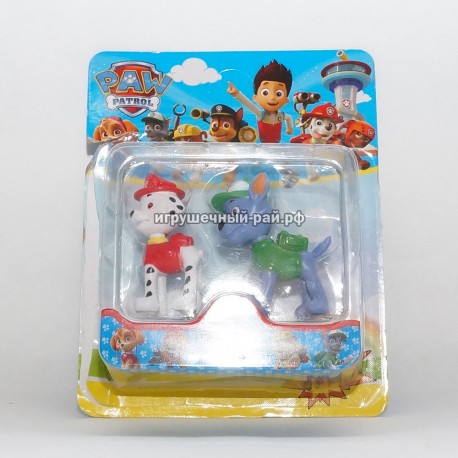 Фигурки Щенячий патруль набор из 2 в упаковке 10 шт 15118