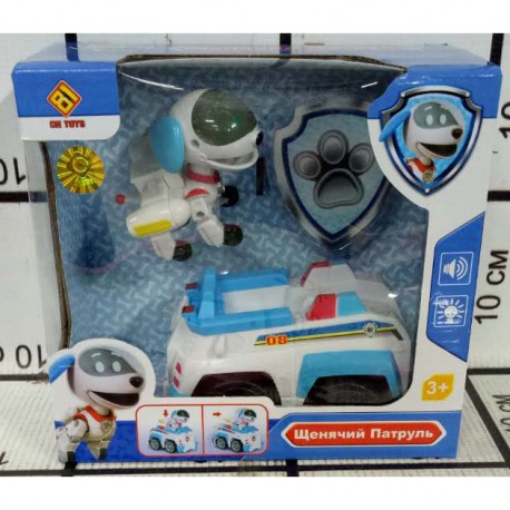 Фигурка с машинкой Щенячий патруль Робопес (свет и звук) CH-906D