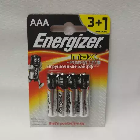 Батарейки алкалиновые Энерджайзер (Energizer) AAA (уп. 48 шт) 2587