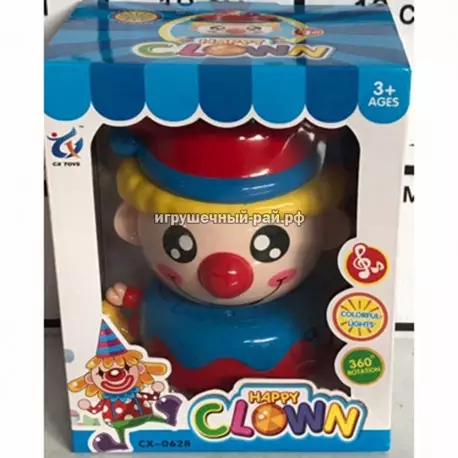 Музыкальная игрушка Клоун CX-0628