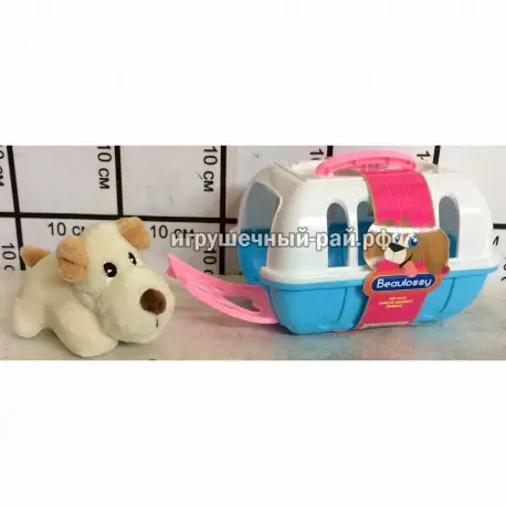 Мягкая игрушка в корзинке-переноске BL4008