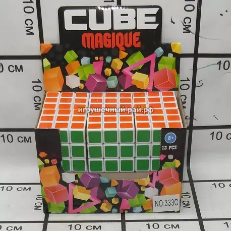 Кубик Рубика в боксе 12 шт 333C
