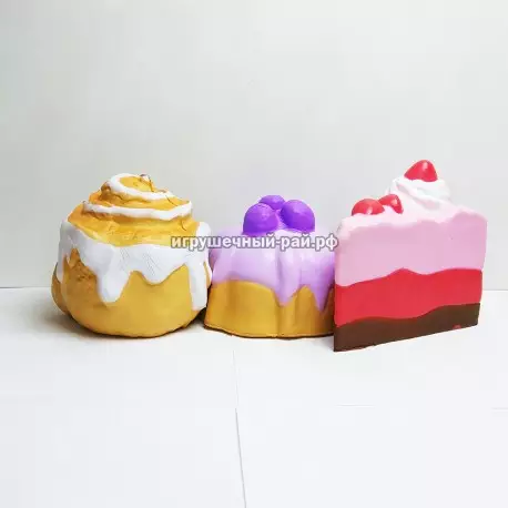 Сквиши Тортики в ассортименте (10+см) SKW-CAKE