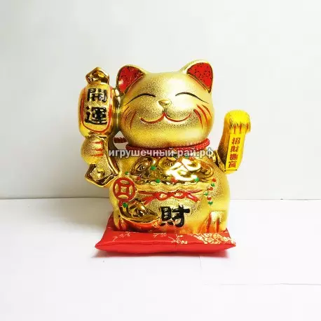 Фигурка Японский кот Манэки-нэко (машет лапкой) 0813-0817