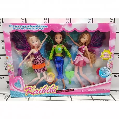 Куклы Феи "Кайбиби" (набор из 3 шт) BLD028