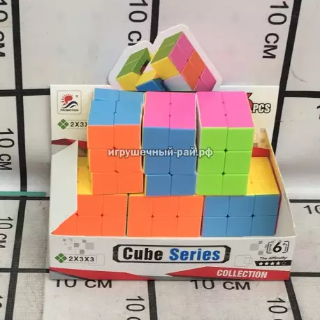 Кубик Рубика (3 x 2, полноцвет, Promotion) в боксе 6 шт 8840 (2)