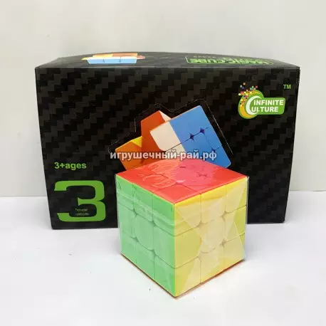 Кубик Рубика (3 X 3 X 3) в боксе 6 шт 7799-3