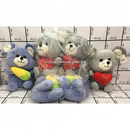 Мягкая игрушка Мышка (упаковка из 6 шт) 612-3