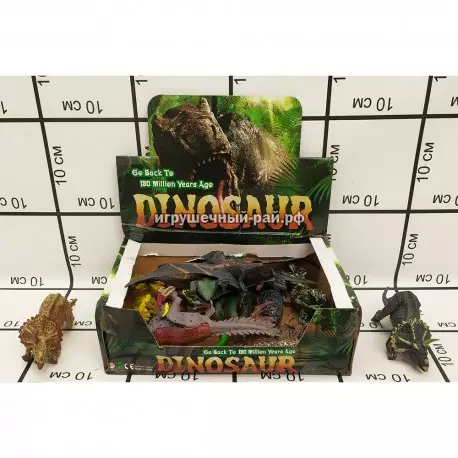 Фигурки Динозавры в боксе 12 шт D2019-12