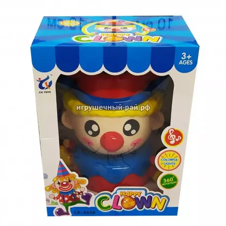 Игрушка крутилка "Счастливый клоун" CX0628