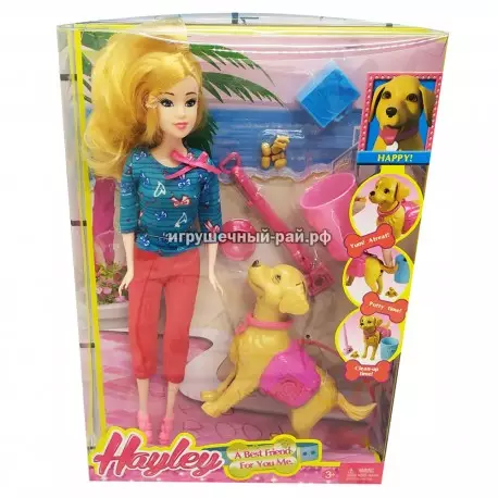 Кукла Барби с собакой HB009