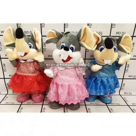 Мягкая игрушка "Мышка в платье" 3069