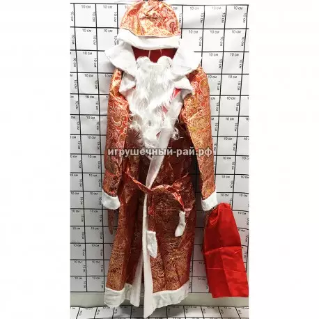 Новогодний костюм "Дед Мороз" (в упаковке 4 шт) #003