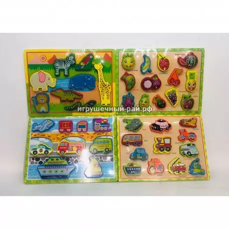 Деревянная игрушка "Фигурки" (ассортимент, цена за 1 шт) W300-1