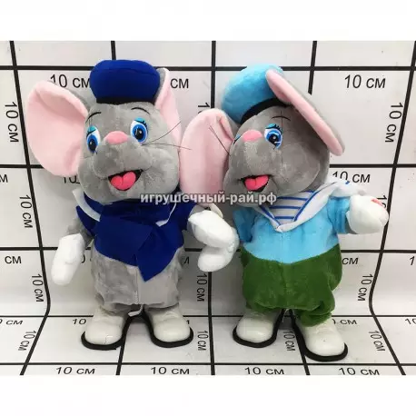 Мягкая игрушка "Мышка" (муз) 3886 (3)