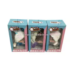 Игрушка Мышка с пайетками в боксе 12 шт 1264-1