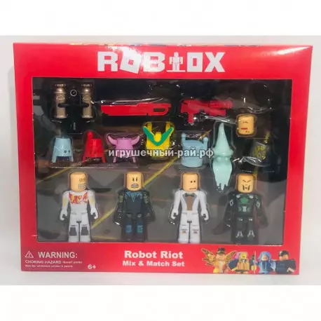 Фигурки Роблок (набор из 4 шт с аксессуарами) RX-09