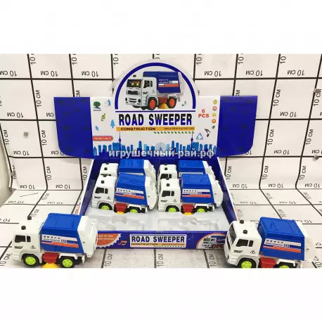 Грузовая техника (на батарейках) в боксе 6 шт RS5669