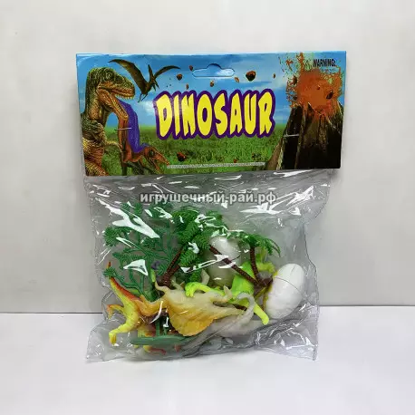 Фигурки Динозавры в пакете D2017-12