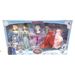 Куклы Холод (набор из 2 шт с платьями) 505A