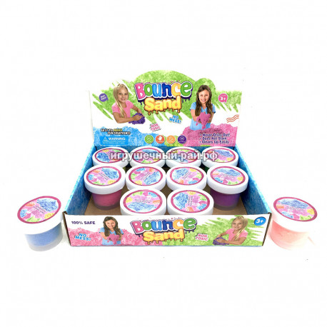 Песок в баночке бокс из 12 шт 6345-45