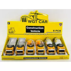 Машинки строительная техника в боксе 6 шт 2211-6