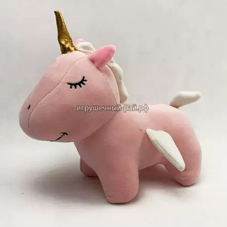 Мягкая игрушка Единорог (30 см, розовый) UNCRN-PNK-30