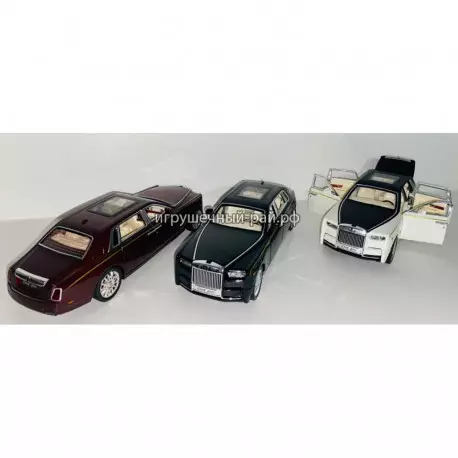 Машинки модельки Роллс Ройс (металл, свет и звук) бокс из 8 шт CZ116A