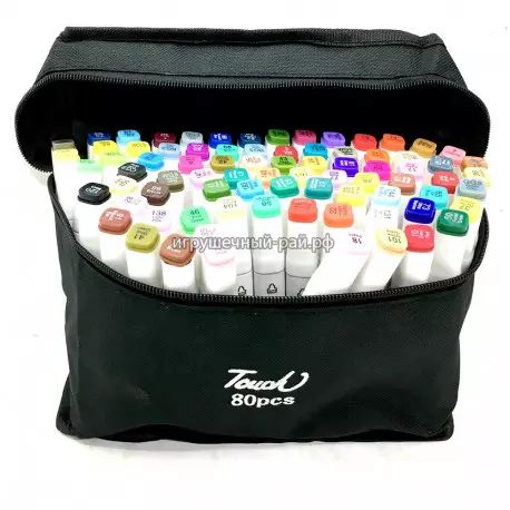 Маркеры для скетчинга в сумке (набор из 80 цветов) D-80bai