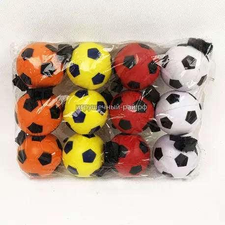 Мячики Футбол в упаковке 12 шт