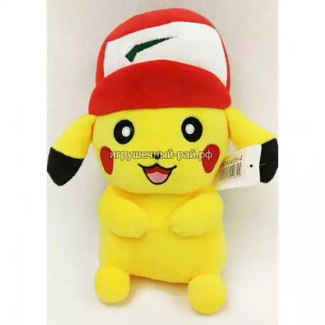 Мягкая игрушка Покемоны Пикачу в кепке YE80408-4