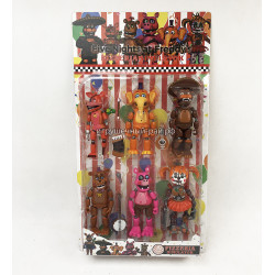 Фигурки аниматроники Пять ночей с Фредди Пиццерия набор из 6 шт (19813-1) JL18813-1