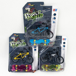 Фингер Байк и скейт блестящий на блистере (ассортимент) 55020-5