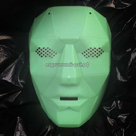 Фосфорная маска Игра в кальмара - Фронтмен (светится в темноте)