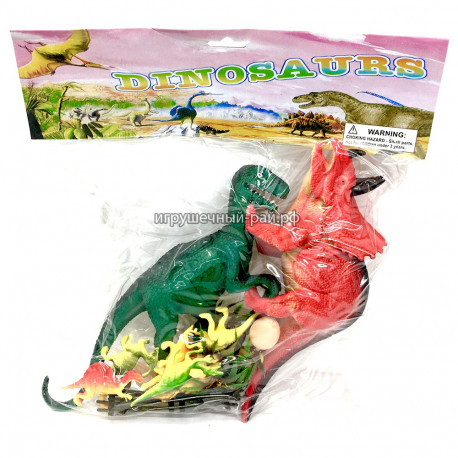 Набор фигурок динозавров в упаковке K2020-10-15