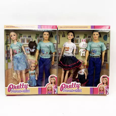Куклы Семья Барби (набор из 3 шт, ассортимент) WA1811