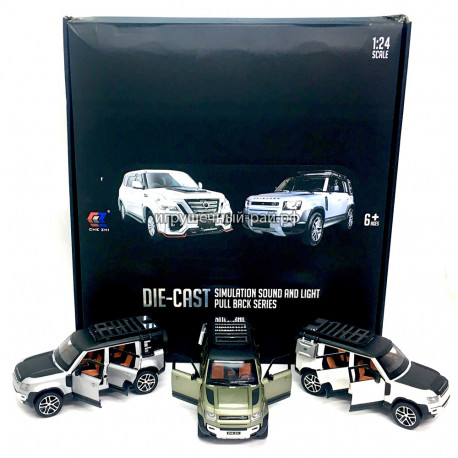 Машинка моделька (1:24, металл, свет и звук) CZ132A