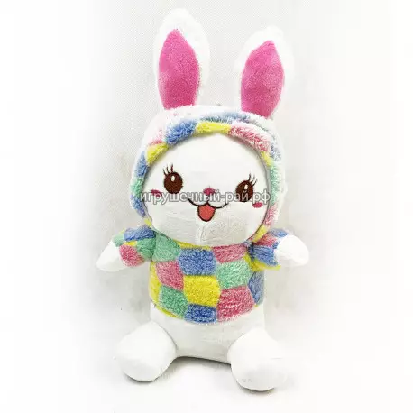 Мягкая игрушка Кролик в свитере (33 см)