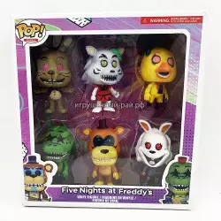 Виниловые фигурки Пять ночей с Фредди (набор из 6 шт) 48430